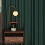 Veilleuse, Lampe de table Hsyile avec ports USB et chargeur sans fil , contemporain laiton brossé