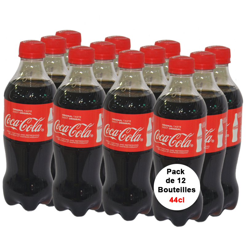 Pack Coca Cola incassable, 12 bouteilles de 44cl