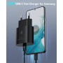 Adaptateur de Voyage 25W PD USB-C SAMSUNG avec charge super rapide, Régulation Automatique