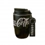 Tasse isotherme portable Coca-Cffe 450 ml en acier inoxydable, Résistant aux chocs