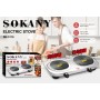 Réchaud Plaque de Cuisson Électrique Sokany SK-5116, 1500W+1000W, double foyer