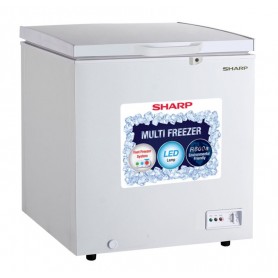 Congelateur SHARP à Porte Unique 190L, réfrigérant R600a, Classe énergétique A+