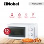 Nobel Micro-ondes Nobel NMO20M, 20 L, Mécanique, Réglage HD