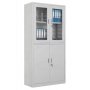 Armoire de Rangement en Acier pour Meubles de Bureau H1850 x L900 x P400 mm