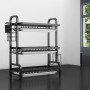 Egouttoirs Support assiettes de cuisines 3 niveaux, Multifonctionnel en metal