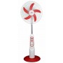 Ventilateur rechargeable BML WRS-2616LCD, 12V 4.5Ah, Charge USB, AC/DC, Télécommande - vert