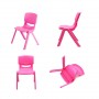 Chaise Pliante en Plastique pour Enfants MOETRY de 2-6 ans, 53x36x28cm