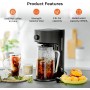 Icepresso - Machine à Café et à Thé Glacé Geepas GCM41516 , 2.5L, 700W, certification allemande