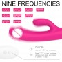 Vibromasseur Stimulateur multifonctions , clitoris, point G, godemiché pour femme, en Silicone