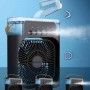 Mini Refroidisseur/humidificateur d'Air Portable USB, Pulvérisation avec 3 Vitesses de Ventilation