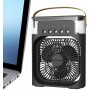 Mini Refroidisseur/humidificateur d'Air Portable USB, Pulvérisation avec 3 Vitesses de Ventilation