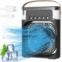 Mini Refroidisseur/humidificateur d'Air Portable USB, Pulvérisation avec 3 Vitesses de Ventilation
