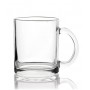 Pack de 3 Tasses à Café et Thé en Verre Transparent 11oz avec Poignée - Cadeau Créatif