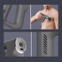 Pistolet de massage électrique KH-740, 6 têtes, 20 niveaux d’intensité, relaxation musculaire profonde