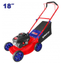 Tondeuse à Gazon à Essence, EMTOP EGLMM181410, 3.0 kW, Largeur de coupe 460 mm, Vitesse nomin. 2600tr/min, Poussée manuelle
