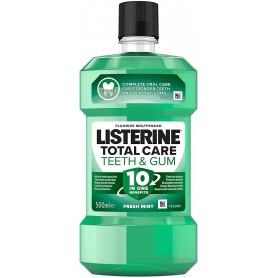 Bain de bouche Listerine 500 ml à Effet Fort Contre les Caries