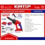 Nettoyeur Haute Pression sans Fil EMTOP ELPW202501, 20V, 24,8 bars, 2,2 L/min