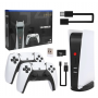 Console de Jeu Vidéo 4K-HD M5, 2,4G Wireless Griff | Intégrée avec 20000 Jeux pour PS1/CPS/FC/GBA | 64G/128G