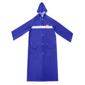 Manteau imperméable, réfléchissante EMTOP Bleu taille XXL et XL, 120cm/0.33mm
