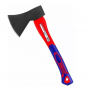 Hache EMTOP EHAMAX0600, à Tête forgée en Acier au carbone 45, Manche en fibre de verre
