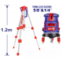 Laser Auto-Nivelant à Lignes, EMTOP ESLE53001, 0 ~ 30 m de portée, avec 1 ligne horizontale et 4 lignes verticales