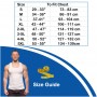 Lot de de tricots sous-vêtement LKY UNDERWEAR 3 pièces, 100%Cotton Blanc, 180G T/C, Haute qualité
