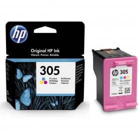 Cartouche d'encre combo HP 305 noire et couleur originale