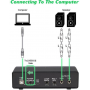 Interface Audio USB Professionnelle BOMGE BMG-22, 24-bit/192 kHz pour une qualité sonore pure