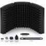 Bouclier d'Isolation Microphonique, Réflecteur de Mousse Absorbante pour Micro Studio, 1,7 pouces d'épaisseur