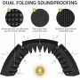 Bouclier d'Isolation Microphonique, Réflecteur de Mousse Absorbante pour Micro Studio, 1,7 pouces d'épaisseur