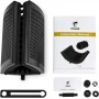 Bouclier d'Isolation Microphonique, Réflecteur de Mousse Absorbante pour Micro Studio, 1,7 pouces d'épaisseur