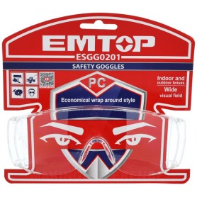 Lunettes de Sécurité Transparentes EMTOP , Protection Complète
