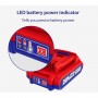 Batterie de replacement Lithium-Ion EMTOP EBPK20011, 20V, 2.0Ah, Indicateur LED de niveau