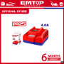 Chargeur de Batterie Lithium-Ion EMTOP EBPK20011, P20S, Entée 220-240V~50/60Hz, Sortie 20V, 2A