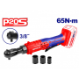 Clé à Cliquet Sans Fil EMTOP EDRL206015-3, 20V, avec 3 douilles 13, 17, 19mm