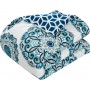 Drap de lit imprimé, ensemble 6 pièces, densité 133X72 en microfibre brossée