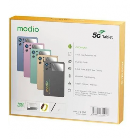 Tablette PC Modio M125, 5G, Android, 256 GO, 6GO, Dual Sim, 4000 mAh, Haute Définition