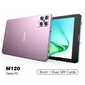 Tablette Modio M120, 5G, Android, 256 GO, 6GO, Dual Sim, 4000 mAh, Haute Définition