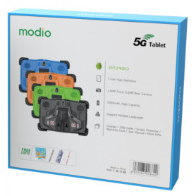 Tablette Modio M794 5G, Android, 256 GO, 6GO, SIM, 3000 mAh, Haute Définition