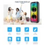Woofer Haut-Parleur 10 pouces, 240 W avec Boîte en Bois Haute Puissance Rechargeable Bluetooth Karaoké