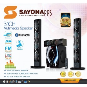 Home Cinema Sayona SHT-1193BT 18000W PMPO Bluetooth Subwoofer System