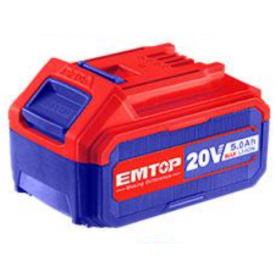 Kit de Batterie de remplacement EMTOP EBPK20031,Lithium-Ion et Chargeur P20S, , 20V, 5.0Ah