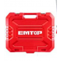 Cloueur sans fil Lithium-Ion EMTOP ELBNLI2036, 20V, clou F15~F50 , 2.5 clous/s