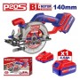 Scie Circulaire Lithium-Ion EMTOP EBPK2002, 20 V, Vitesse de rotation : 6300 tr/min