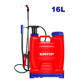 Pulvérisateur à Dos EMTOP ESPP41602, 16 litres, 4.5 bars pour grandes surfaces