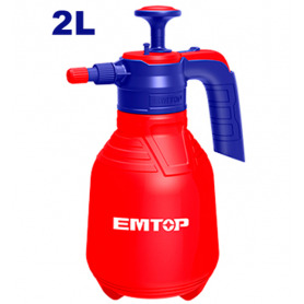 Pulvérisateur Manuel 2L EMTOP ESPP20202, 2 litres, 2,5 bars, pour les petits travaux de pulvérisation