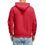 Sweat à Capuche Unisexe en coton Rouge, poche kangourou, capuche réglable manches longue - Confort et Style Réunis