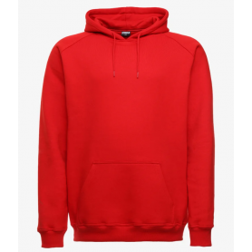 Sweat à Capuche Unisexe en coton Rouge, poche kangourou, capuche réglable manches longue - Confort et Style Réunis