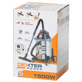 Aspirateur professionnel DEXTER POWER, 20l,1400W, pour la maison, l'atelier, et chantier