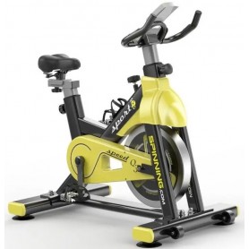 Vélo de sport spinning , Professionnel d'Intérieur , 150 kg, Unisexe, en Acier pour un fitness complète et efficace